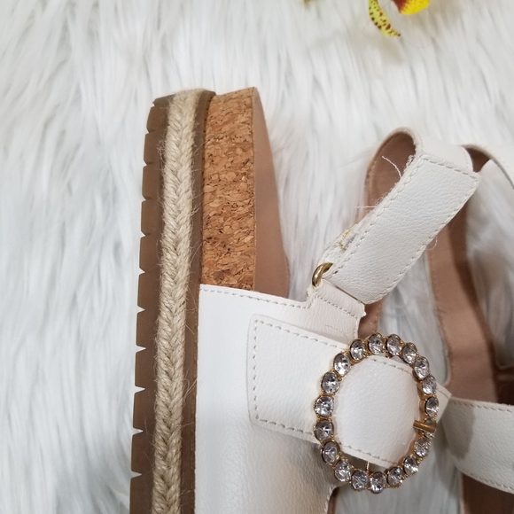 ADRIENNE VITTADINI Sport Espadrilles Sandals White Color SIZE 8 1/2 M.. - Picture 9 of 17